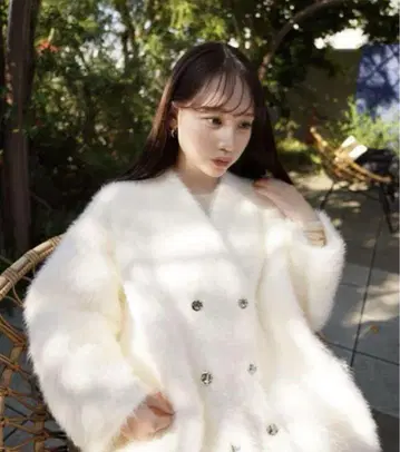 le.ema 루에마 mohair touch buttoncardigan