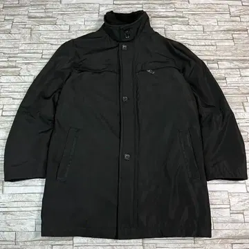 피에르 가르뎅 패딩 자켓 롱 코트 블랙 프랑스