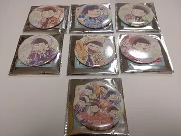 오소마츠 6쌍둥이 100엔 캔뱃지 7개 세트