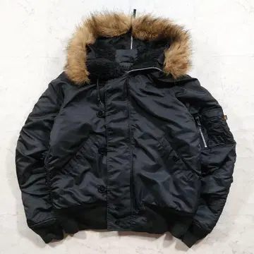 새상품급 알파 ALPHA 플라이트 자켓 N-2B 블랙 XL