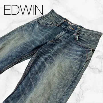 [ 에드윈 ] 하의 바지 팬츠 인디고 블루 데님 청바지 플레어