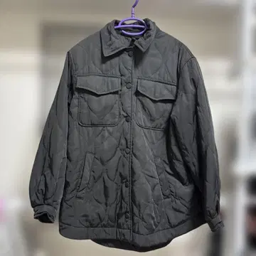 H&M 블랙 퀼팅 자켓 XS