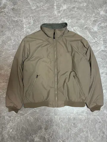 레어 90s L.L.Bean 웜업 자켓 플리스 카키