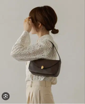 [ 새상품급 ] russet 티어드롭 백 브라운