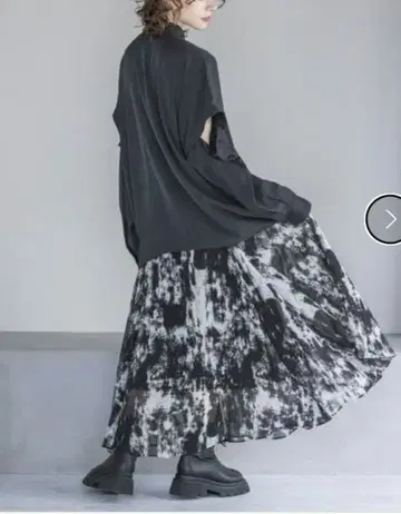 JEANASIS 카스레가라 요류우 플레어 스커트