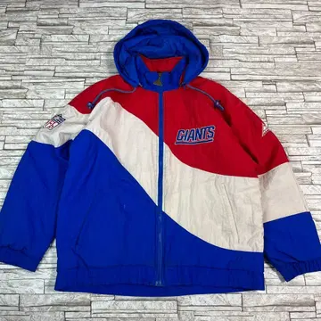 90s NFL 자이언츠 패딩 자켓 빈티지 양면 로고
