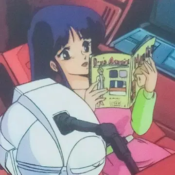 더티페어 트레이딩 카드 애니메이션 DIRTY PAIR 레트로 카드