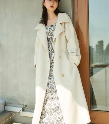 snidel 우로코 캐시미어 롱 코트 (2023AW 0사이즈)
