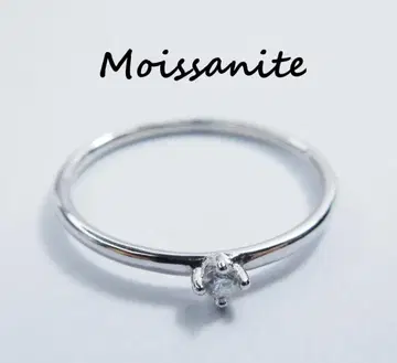 약 9호 0.03ct 모이사나이트 반지 심플 반지 2mm 3EX