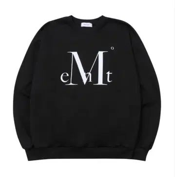MUCENT 빅 로고 루즈핏 롱 슬리브 트레이너