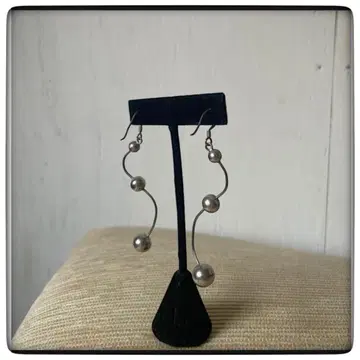 빈티지 Silver925 볼 피어스 귀걸이