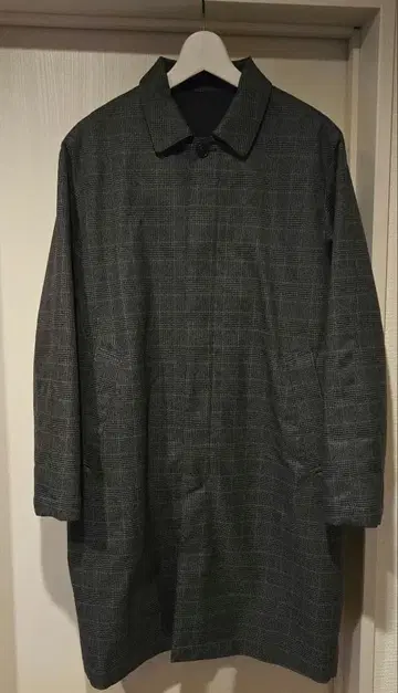 어반 리서치 체스터 코트 그레이 글렌체크