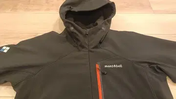 몽벨 노마드 후드티, 소프트쉘, 블랙 남성용 M 사이즈