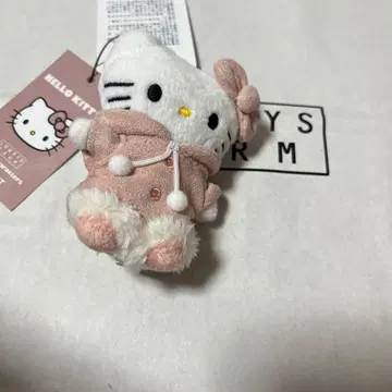 LOWRYSFARM 키티 토이 키링 폼폼 핑크