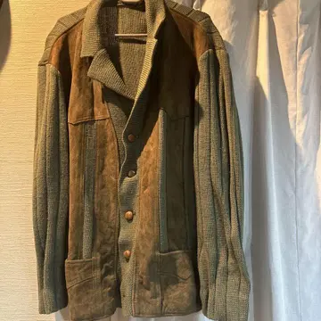 Ondit 스웨이드 니트 가디건