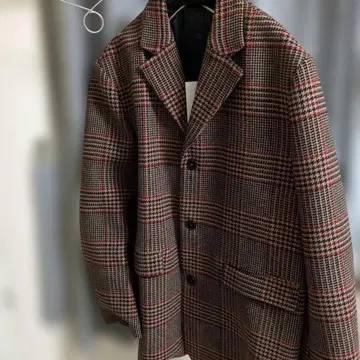 ZARA 체크 무늬 테일러드 자켓 MEX 30