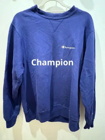 Champion 네이비 크루넥 트레이닝복