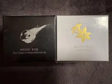 FINAL FANTASY VII 오르골 미개봉 2점 세트