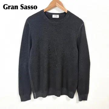 [ 새상품급 ] Gran Sasso 울 긴팔 니트 스웨터 52 블랙