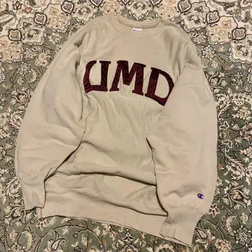 90s champion 리버스 위브 베이지 와이드 소매