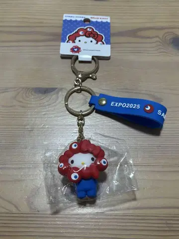 헬로키티 미야쿠미야쿠 변신 마스코트 스트랩 키링 만박 회장 한정판