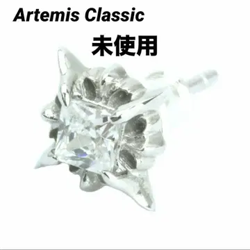 Artemis Classic 실버 스터드 귀걸이 약 9mm