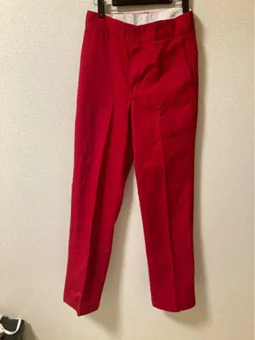 Dickies 875 빨간색 워크 팬츠 단종