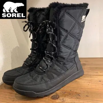 새상품급 SOREL 소렐 Whitney II Tall Lace 블랙