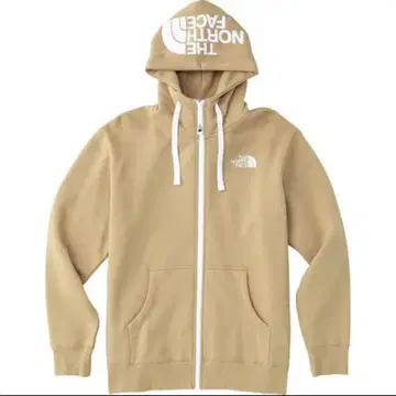 THE NORTH FACE 베이지 풀 집업 후드티