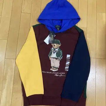 새상품 택 포함 폴로 랄프 로렌 폴로베어 후드티 160 S 현행 택