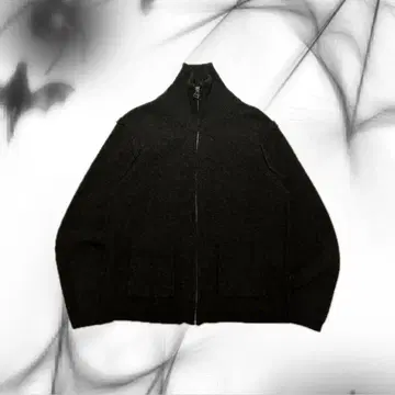 00s archive y2k inside out zip up knit