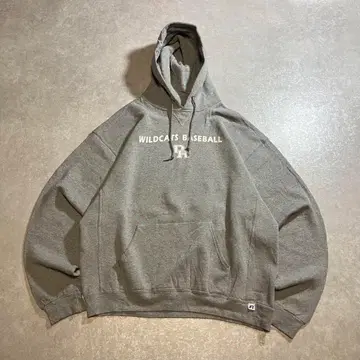 RUSSEL 러셀 애슬레틱 앞 V 후드티 칼리지 계열 맨투맨