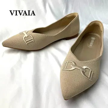 [컨디션 최상] VIVAIA 비바이아 플랫슈즈 베이지 23cm