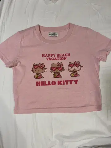 (한정판) Hello Kitty 비치 바케이션 T셔츠 S사이즈