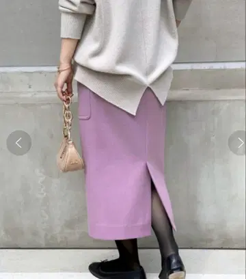[ spick and span ] 클리닝 완료 라벤더 타이트 스커트