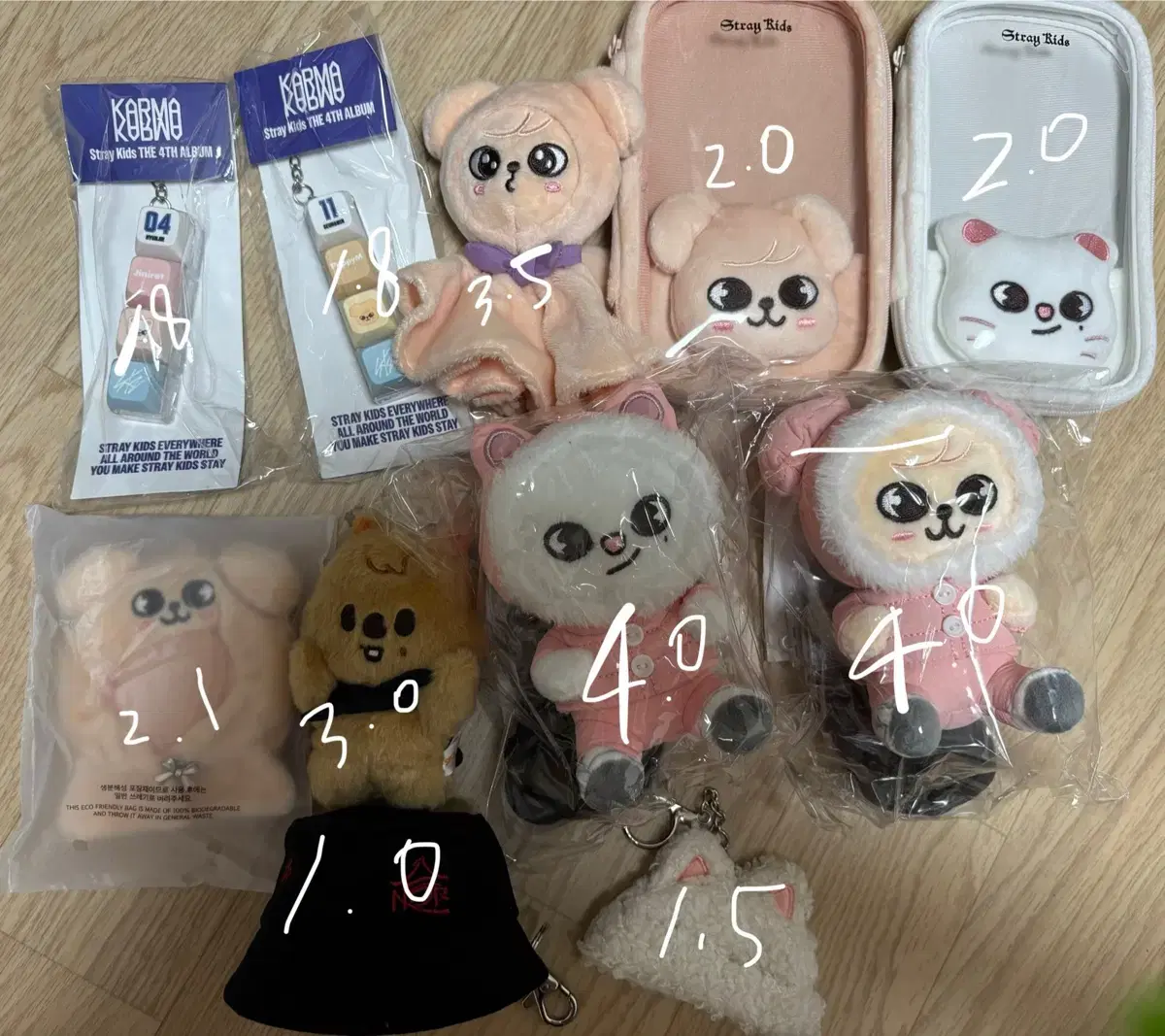 SKZ Goods (SKZOO Nanana, Keycap Keyring, Hat Keyring, Japan Goods)