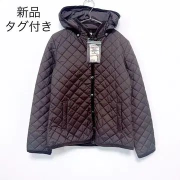 [새상품] 무인양품 워셔블 퀼팅 코트 블루종 브라운 아우터