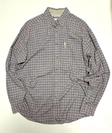 90s 컬럼비아 체크 셔츠