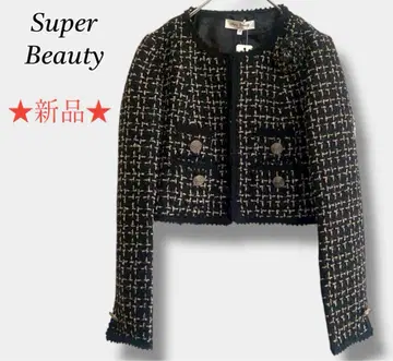 Super Beauty 트위드 자켓 40 사이즈 새상품