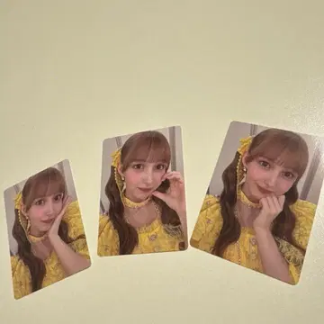 FRUITS ZIPPER 하야세 노엘 트레이딩 카드 3장 세트