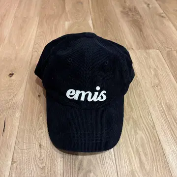 emis 코듀로이 야구 모자 블랙