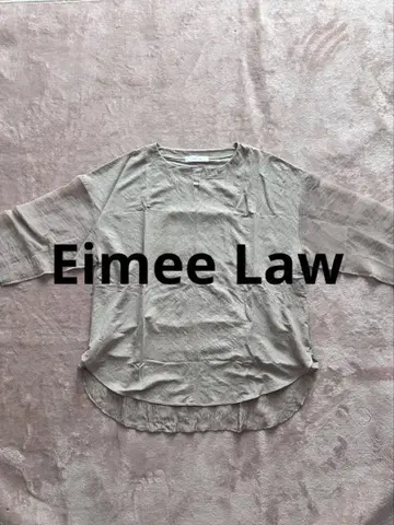 Eimee Law 베이지 오부소매 T셔츠