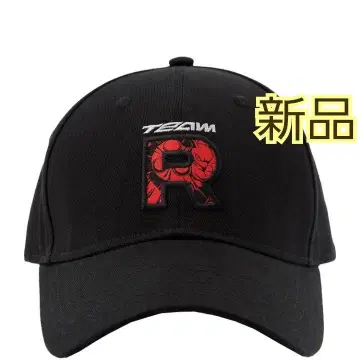 로켓단 모자 캡 블랙 Team 블랙