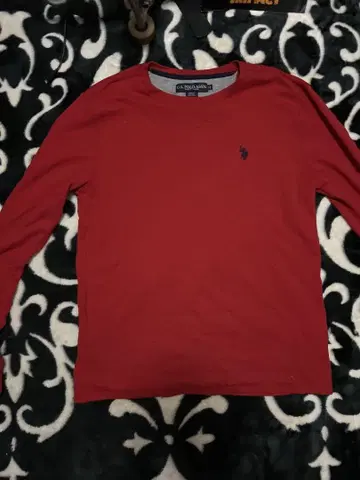 U.S. POLO ASSN. 빨간색 긴팔 티셔츠 M