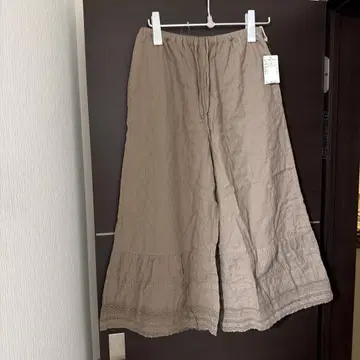 사만사 모스모스 미사용 새상품 개더 페치 팬츠 모카색