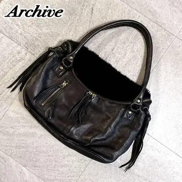 archive handbag y2k fur leather grunge