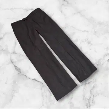 [폴 스튜어트] (4) 슬랙스 울 슬림 스트레이트 무지 블랙