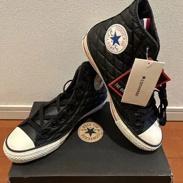 미사용 새상품 CONVERSE 올스타 퀼팅 블랙 25cm