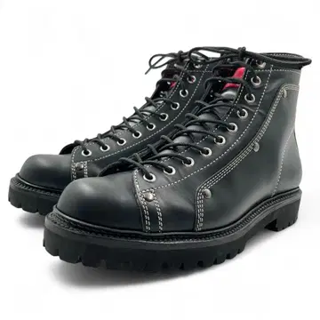 [컨디션 최상] 야마네 신발점 에비수 몽키 부츠 26cm 블랙 가죽