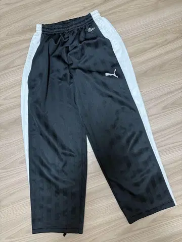 PUMA 스트라이프 조거 팬츠 M 사이즈 블랙